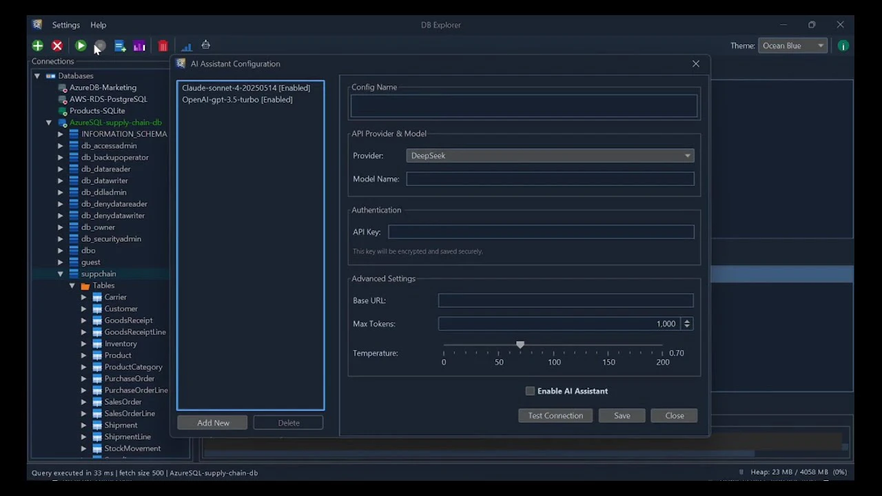 startuptile DB Explorer-Modern AI?first database client
