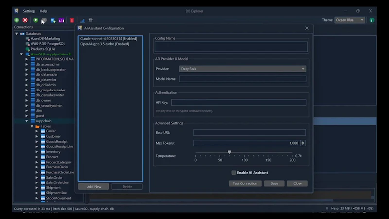 DB Explorer screenshot 1 (video preview)
