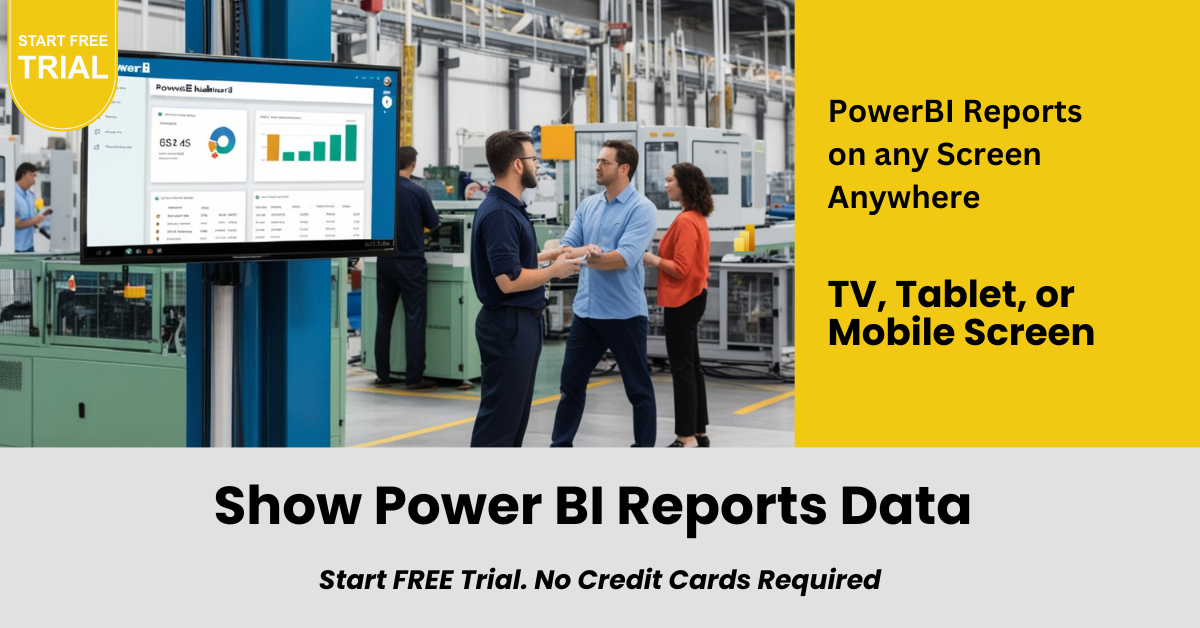 Display Power BI Dashboard on TV - Main screenshot showing features and interface
