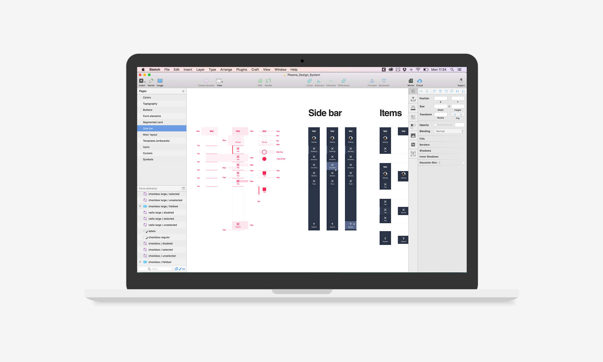 Plasma design system gallery image