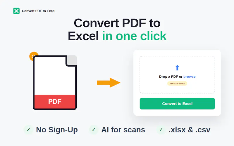 Convert PDF to Excel screenshot 4