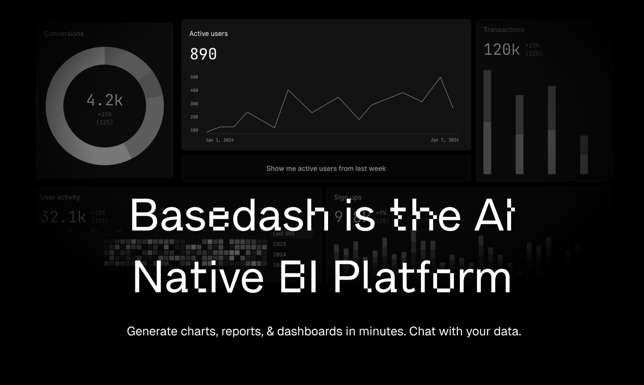 Basedash Self-Hosted - AI-native Business Intelligence on your own infrastructure media 3