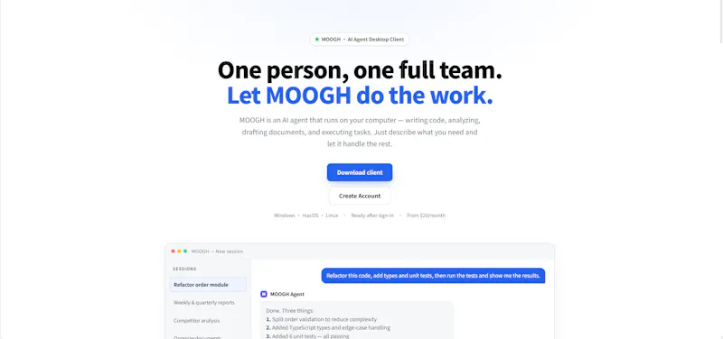 MOOGH screenshot 1