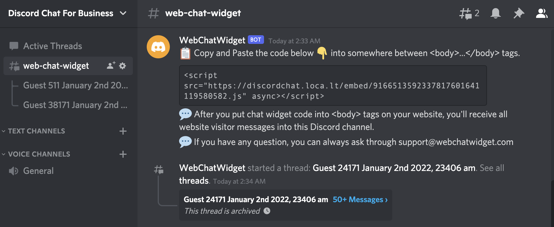WebChatWidget gallery image