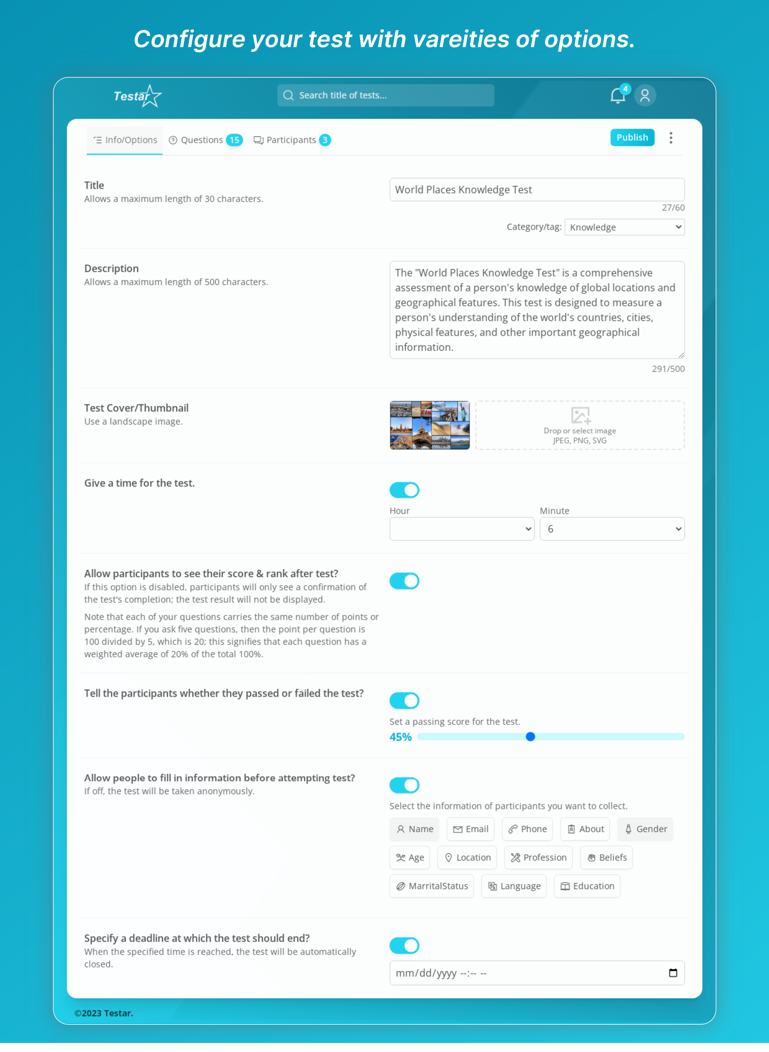Testar gallery image