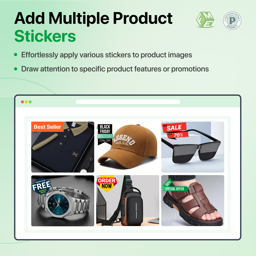 PrestaShop Labels and Product Stickers  gallery image