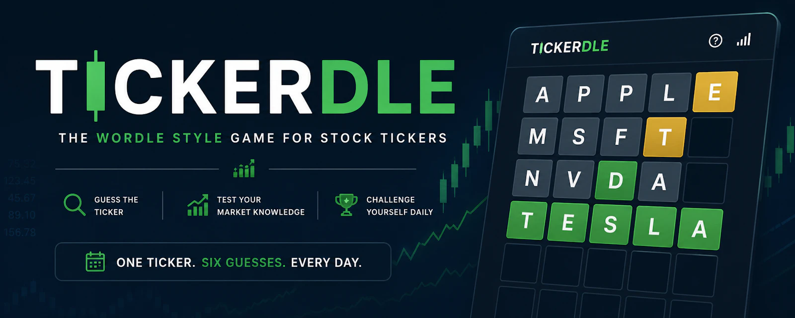 Tickerdle screenshot 1