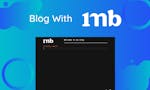 Blogging by 1MB image