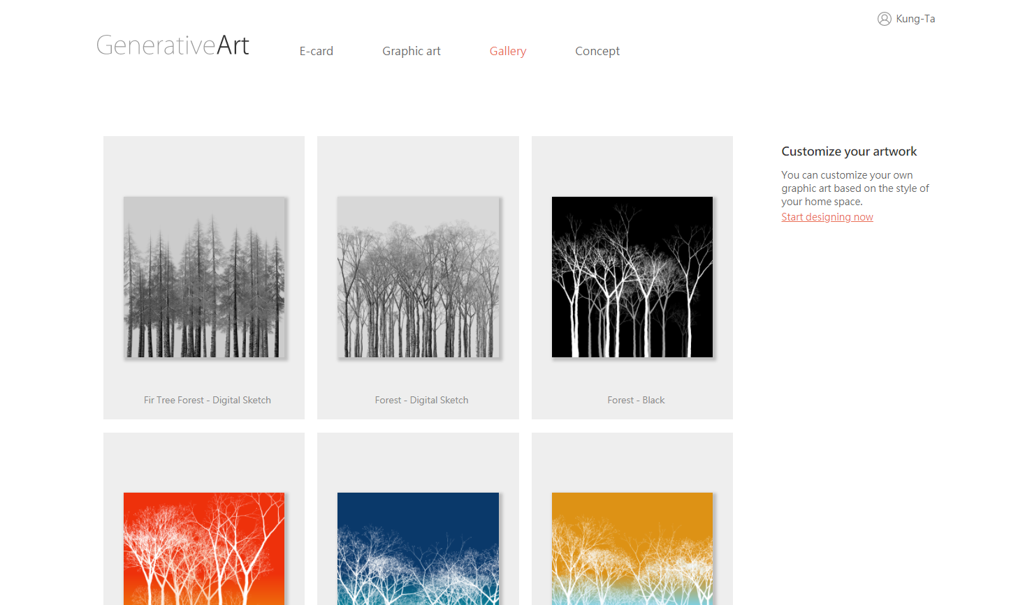 GenerativeART gallery image