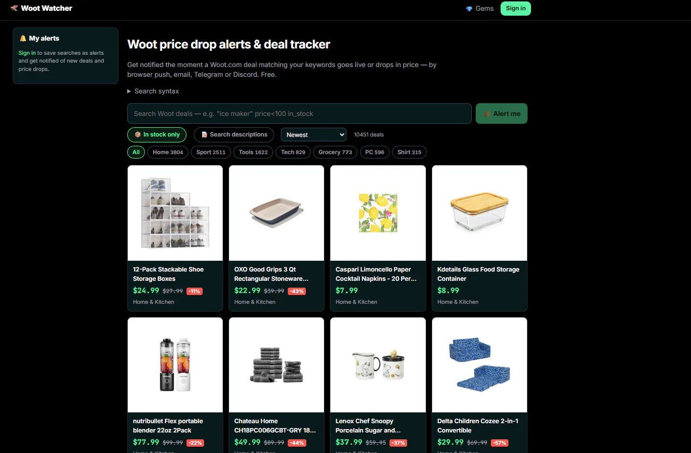 Woot Watcher — Price Drop Alerts gallery image