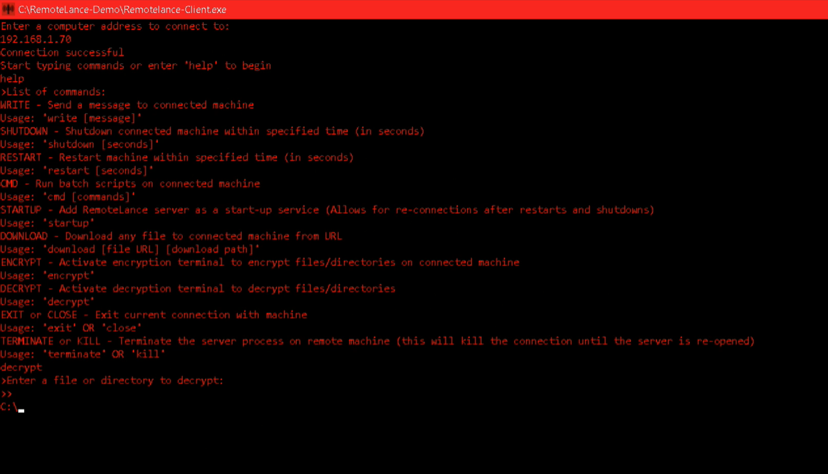 RemoteLance Console gallery image