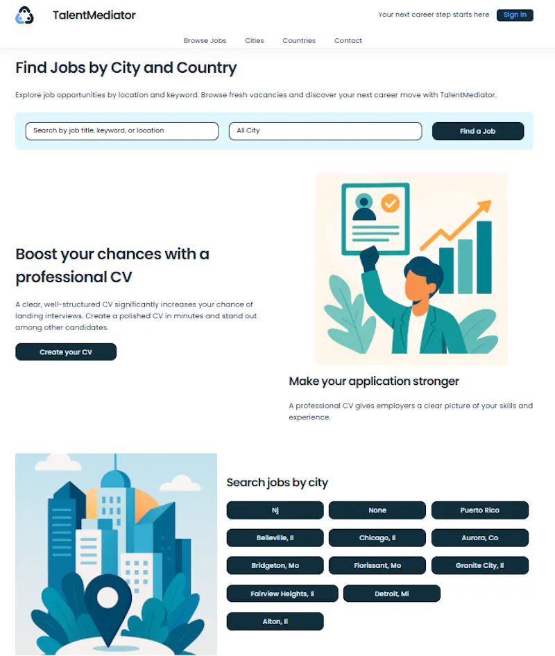 TalentMediator screenshot 1