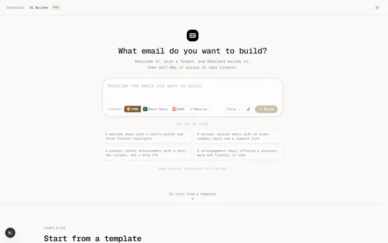 Emailens screenshot 4