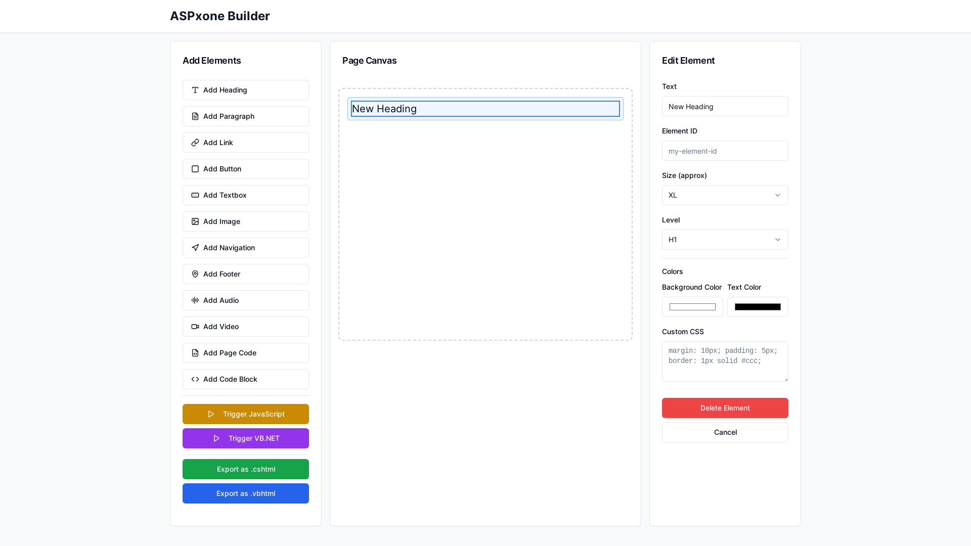 Média Aspxone Builder - Créez rapidement ASP.NET Core UIS. 1