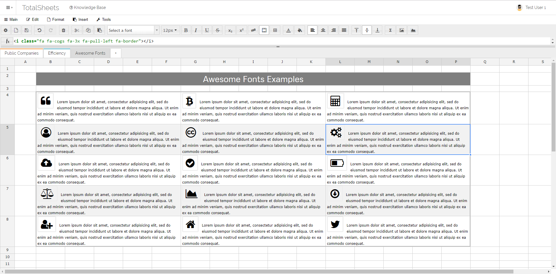 TotalSheets gallery image