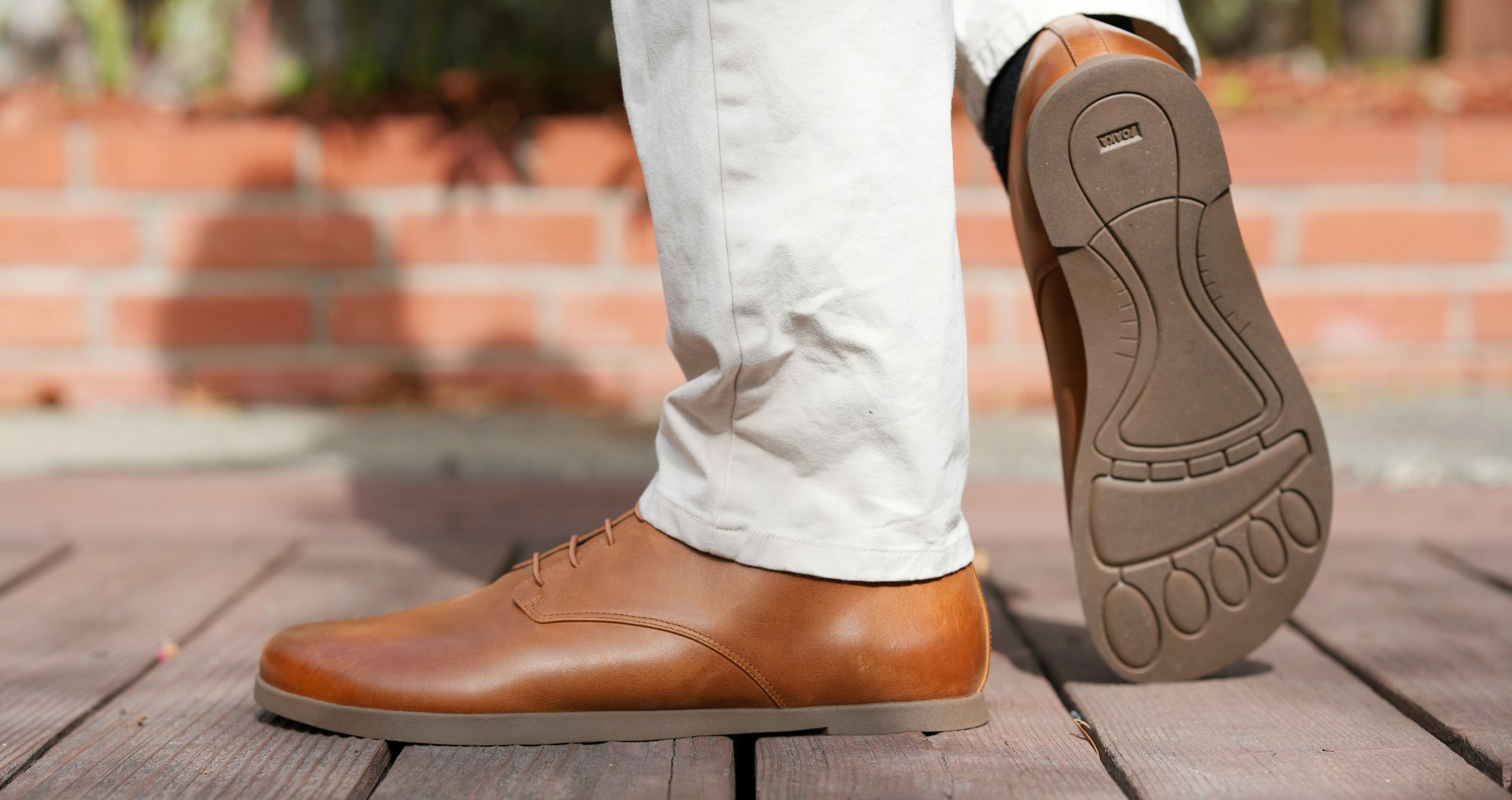Média OAKA - Chaussures habillées pieds nus - Chaussures habillées pieds nus en cuir pleine fleur 11