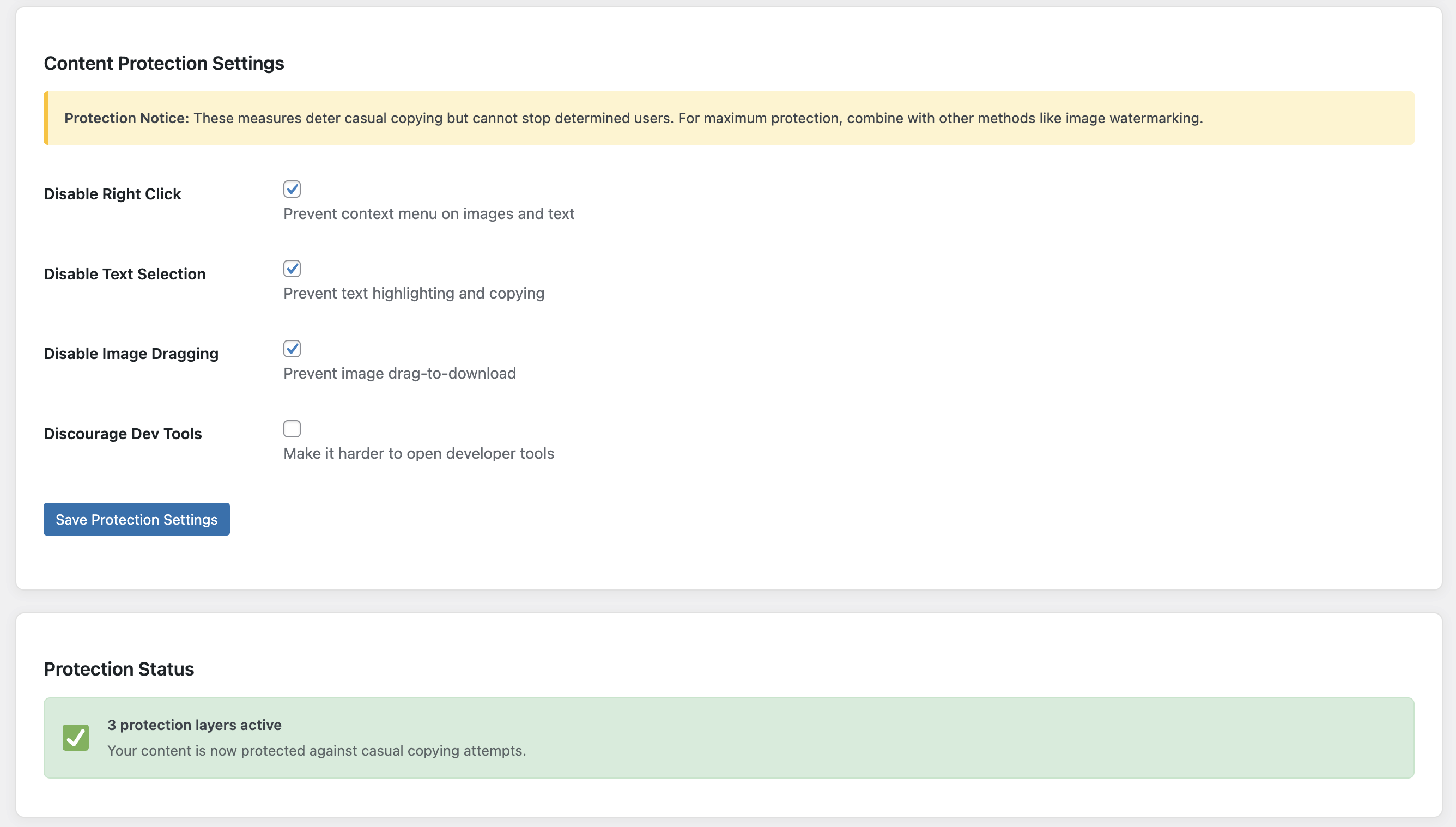 Content Guardian - Main screenshot showing features and interface
