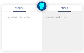 MemeMan English Transliteration gallery image