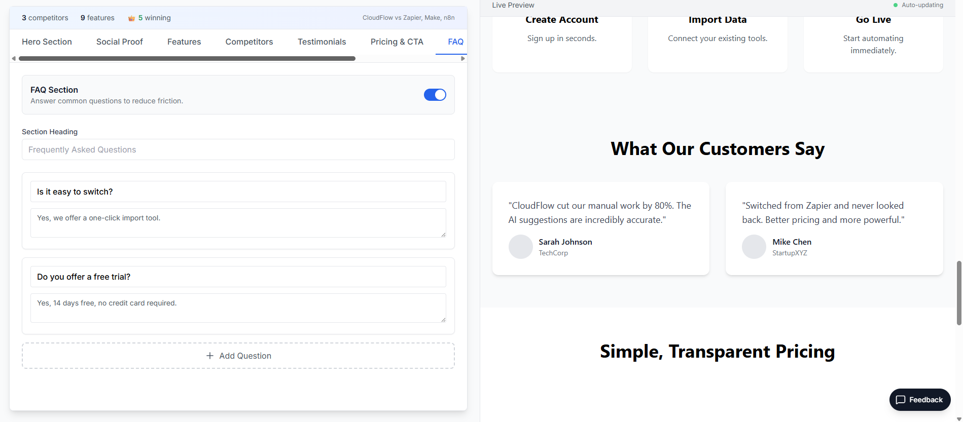 Comp Stomp - Screenshot 3 showing product features and functionality