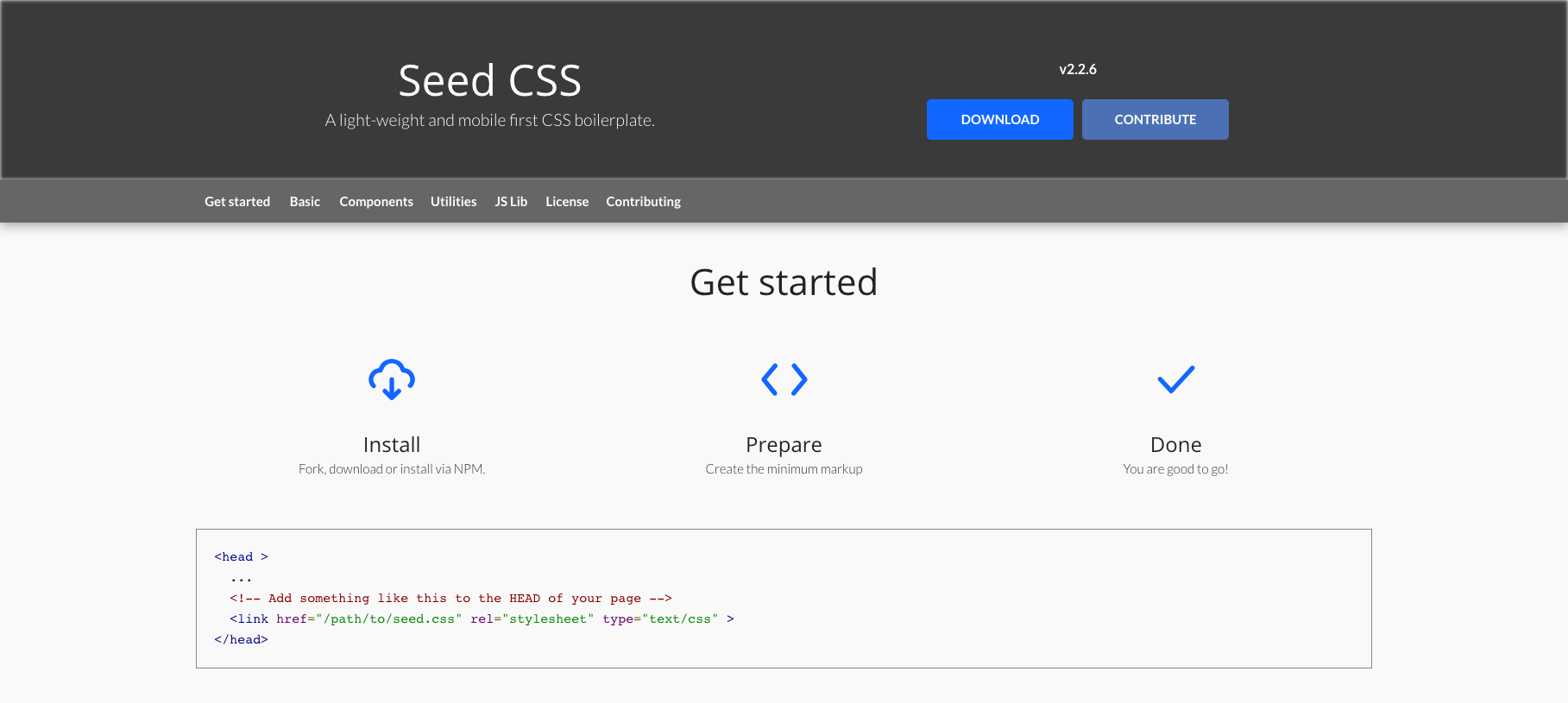 SeedCSS gallery image