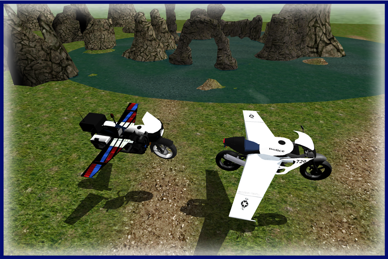 Flying Police Bike Simulator gallery image