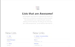 Lists that are Awesome media 1