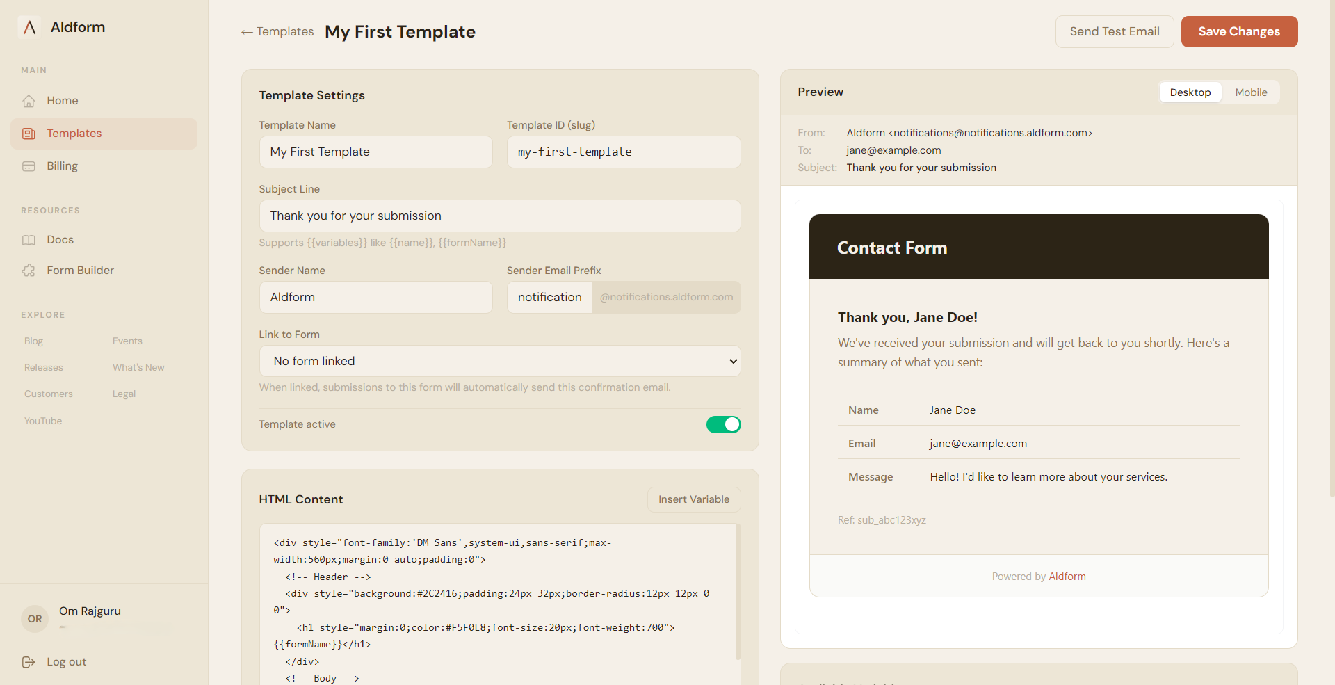 Aldform gallery image
