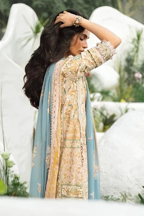 Media Lawn Spring Wednesday v1 2023 - Pakistan Suit, Saman Rumput, Koleksi Musim Panas, Muzlin Lawn 9