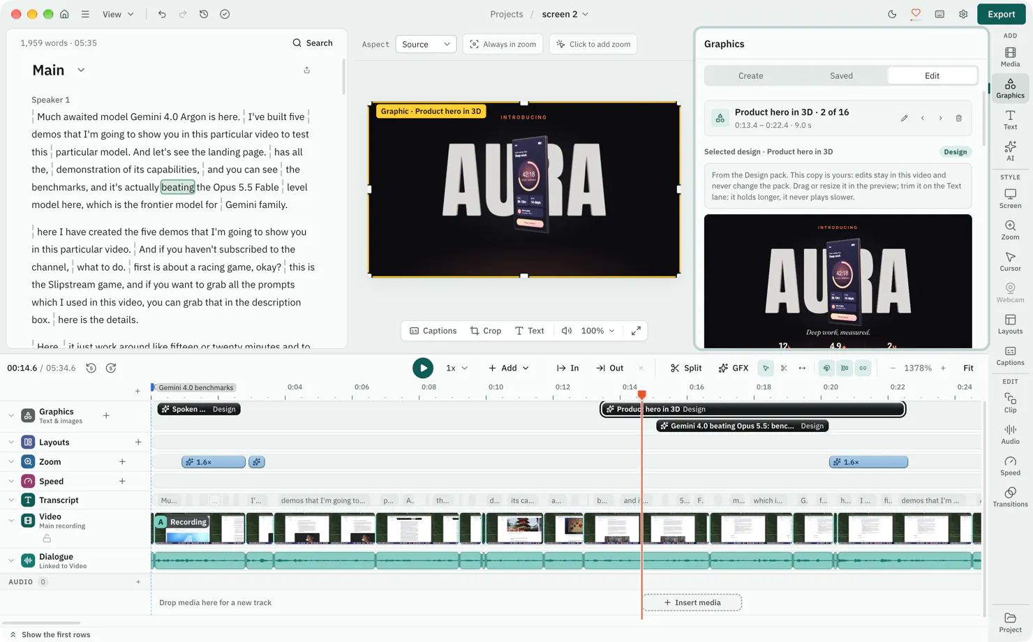 Cutscript gallery image