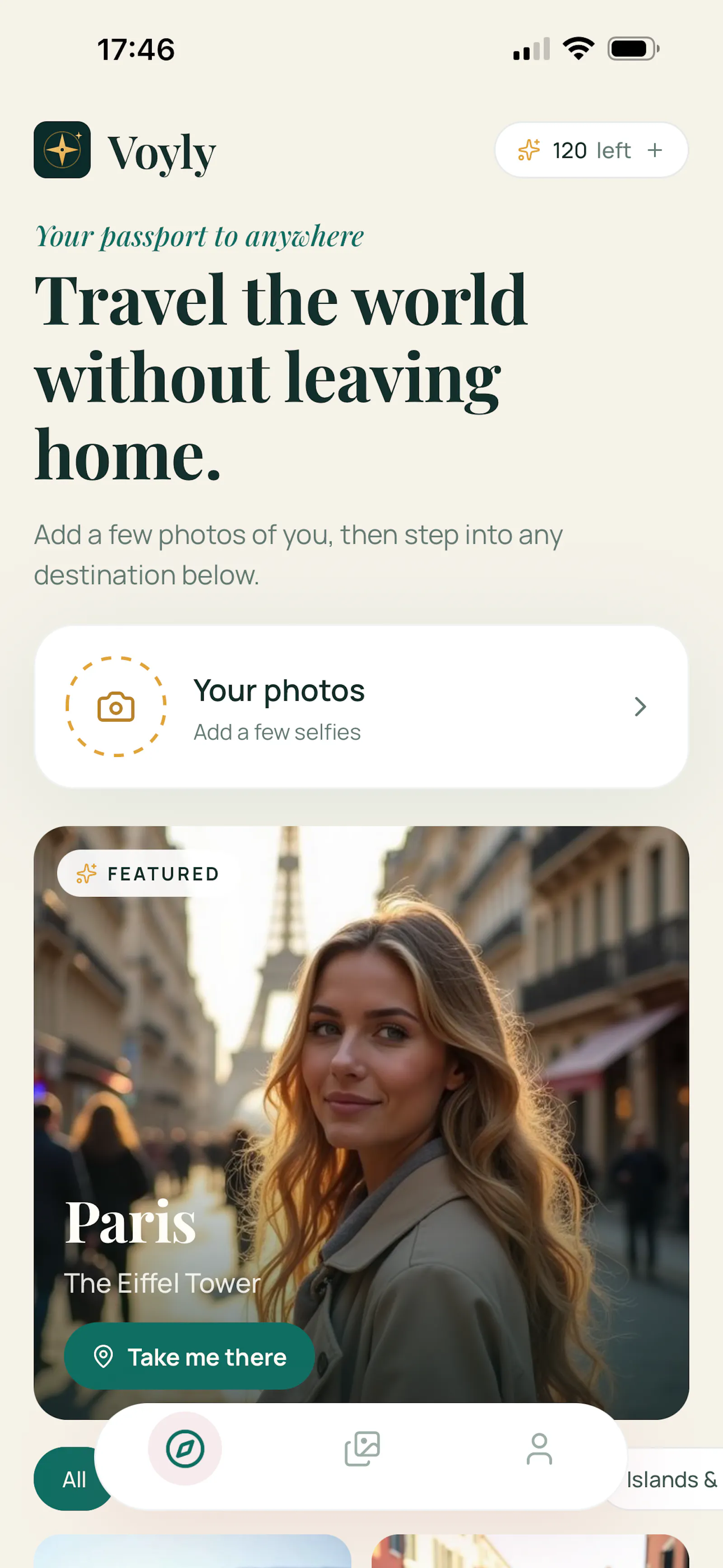 Voyly: AI Travel Photos screenshot 4