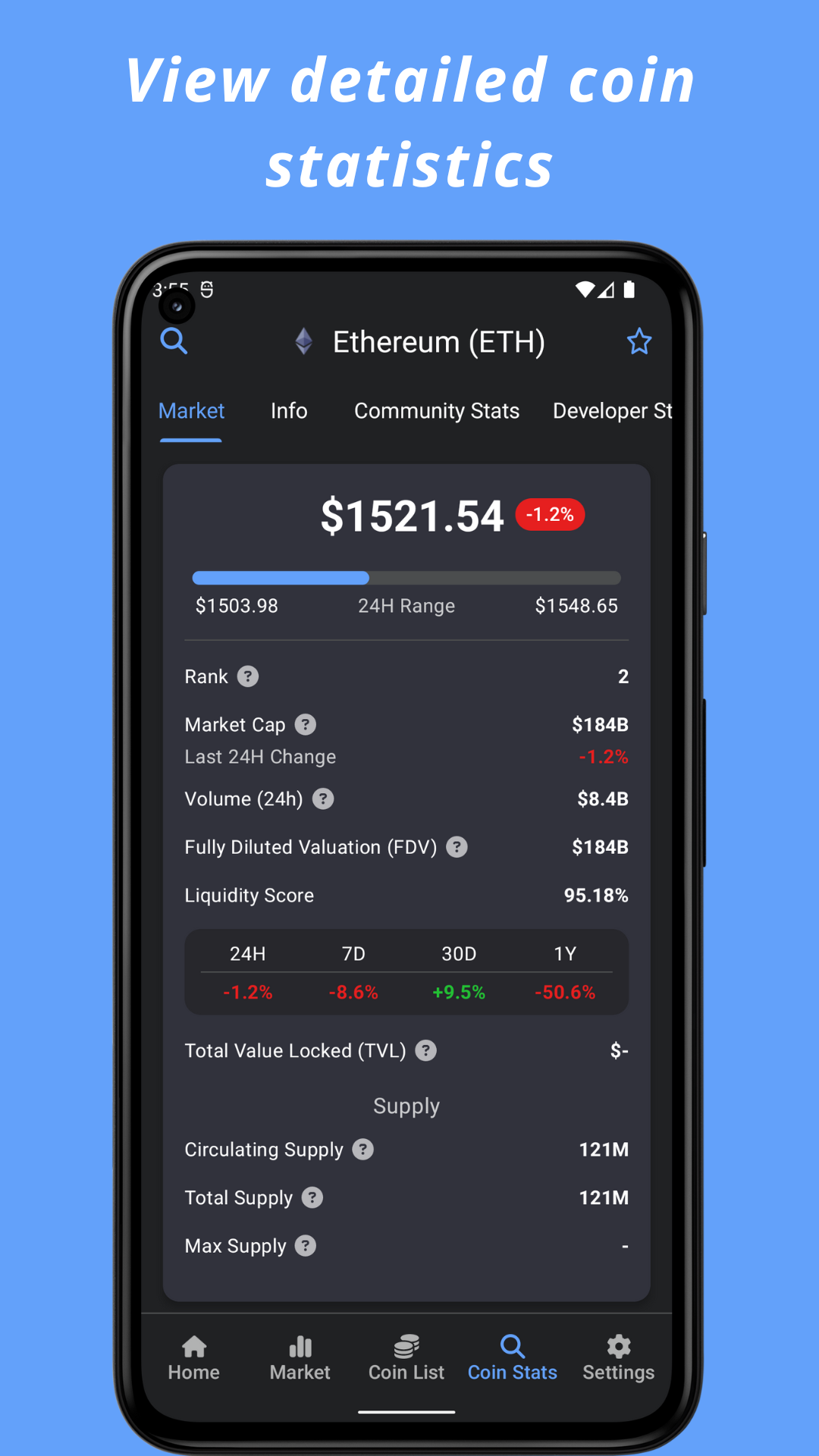 Cryptoanalogie - Coin Stats, Crypto Tracker - Vergelijk crypto zoals BTC en ETH media 2
