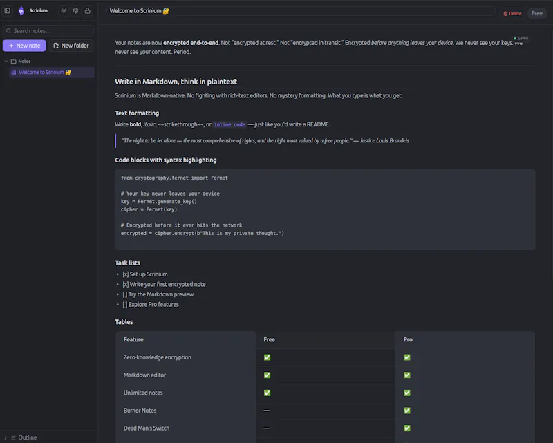 Scrinium screenshot 5