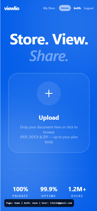 viewlio -Store. View. Share. - Screenshot 2 showing product features and functionality