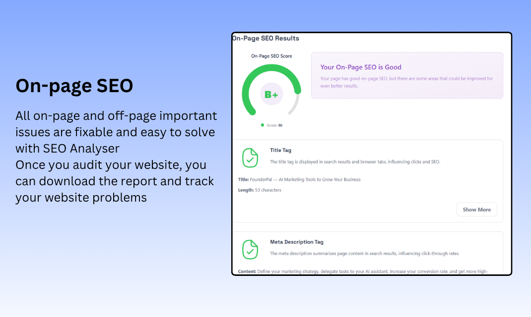 SEO ANALYSER gallery image