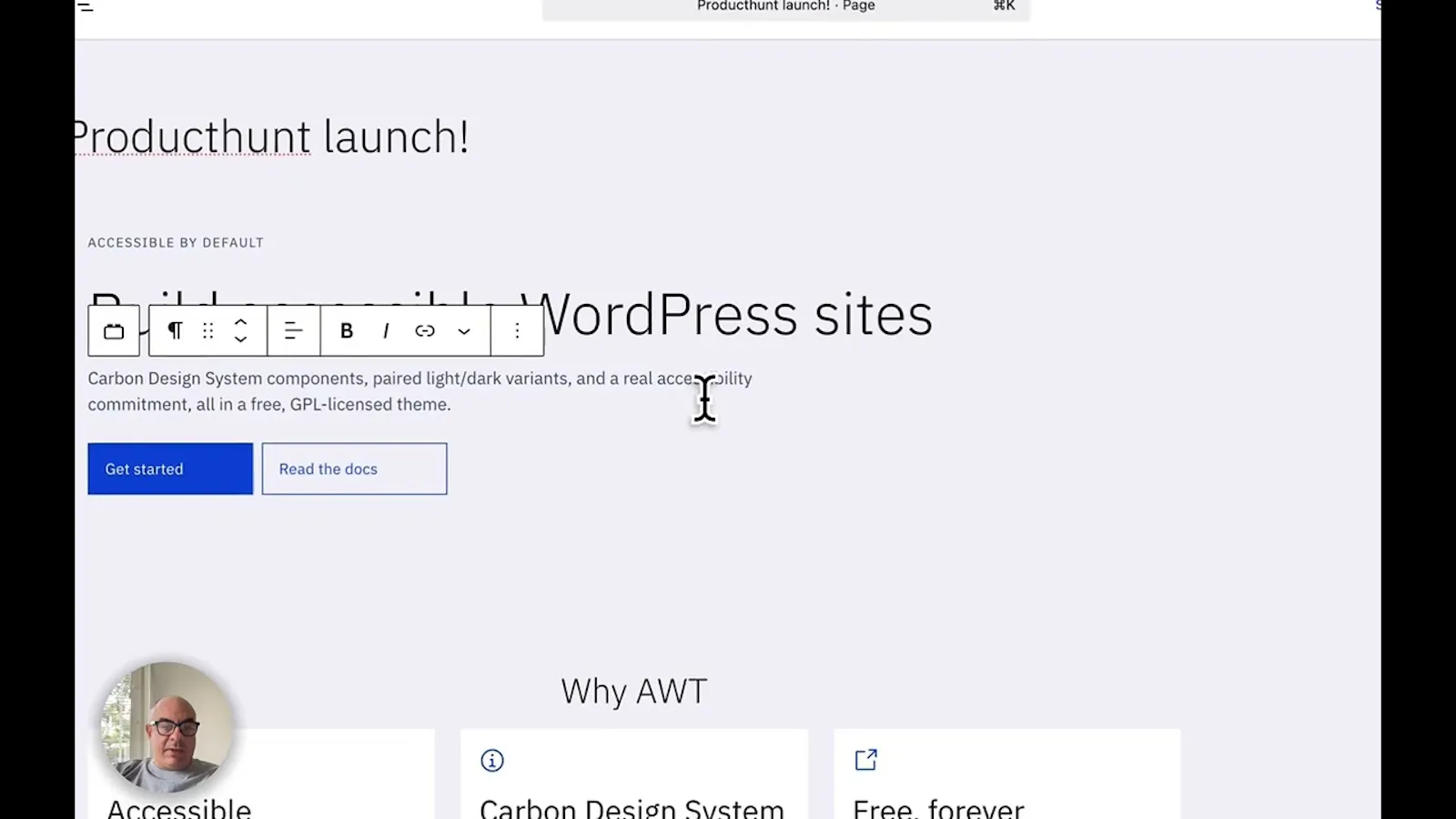 AWT screenshot 1 (video preview)