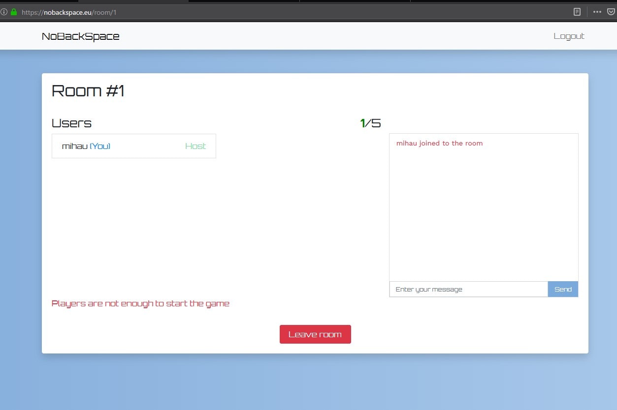 NoBackspace gallery image