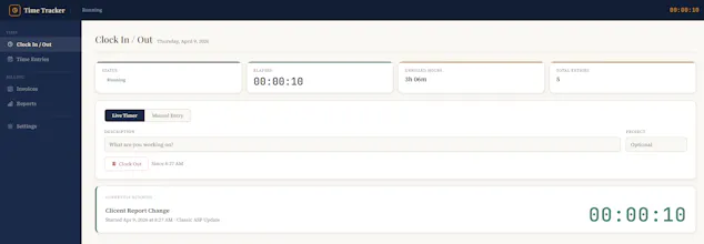 TimeClock Pro gallery image