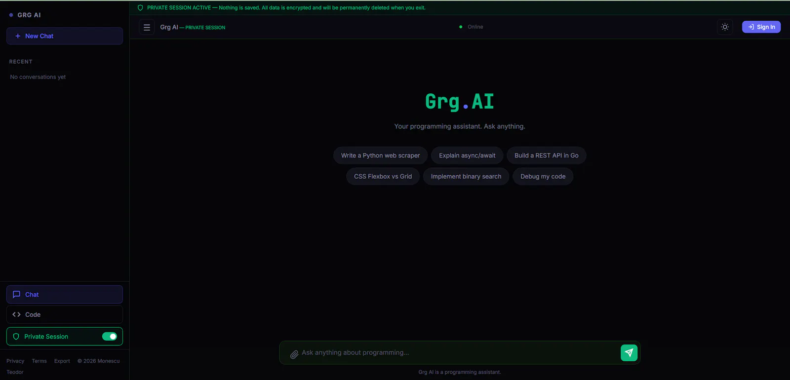 GrgAI screenshot 2