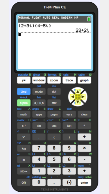 TI-84 Plus CE Calculator Online gallery image