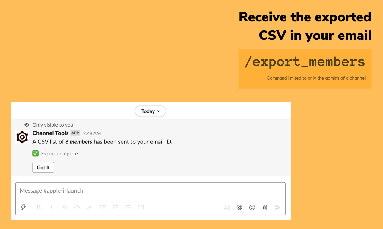 Channel Tools for Slack gallery image