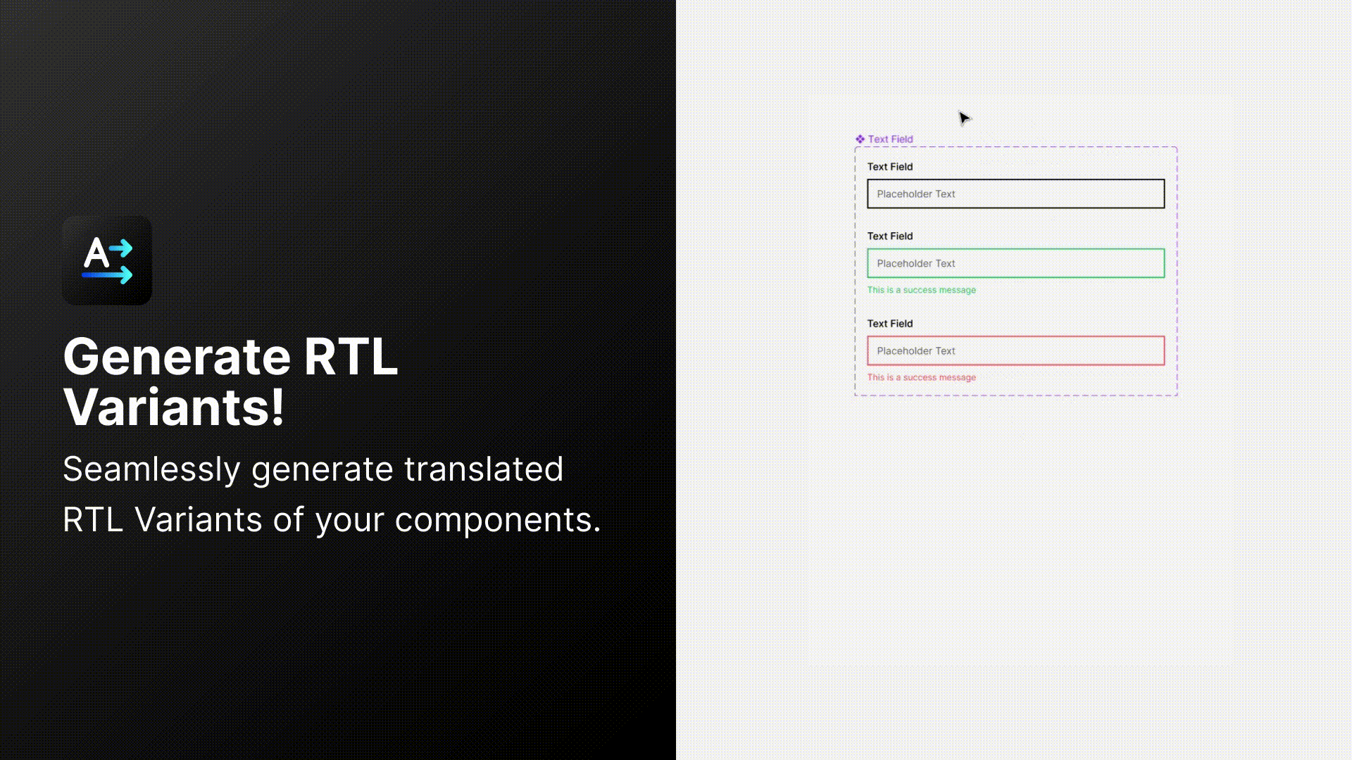 RTLレイアウト-Figmaプラグイン - デザインをRTLに変換し、ワンクリックで翻訳してください!メディア4