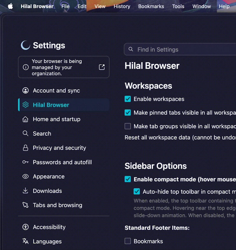 Hilal Browser screenshot 13