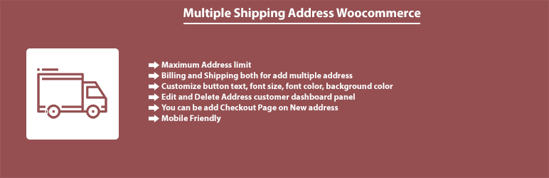 Multiple Shipping Address Woocommerce gallery image