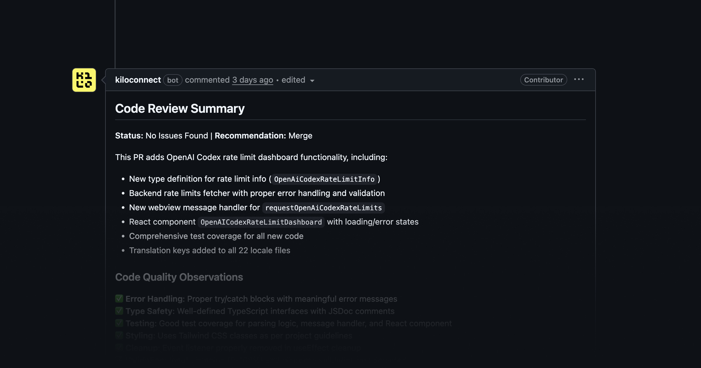 Kilo Code Reviewer gallery image