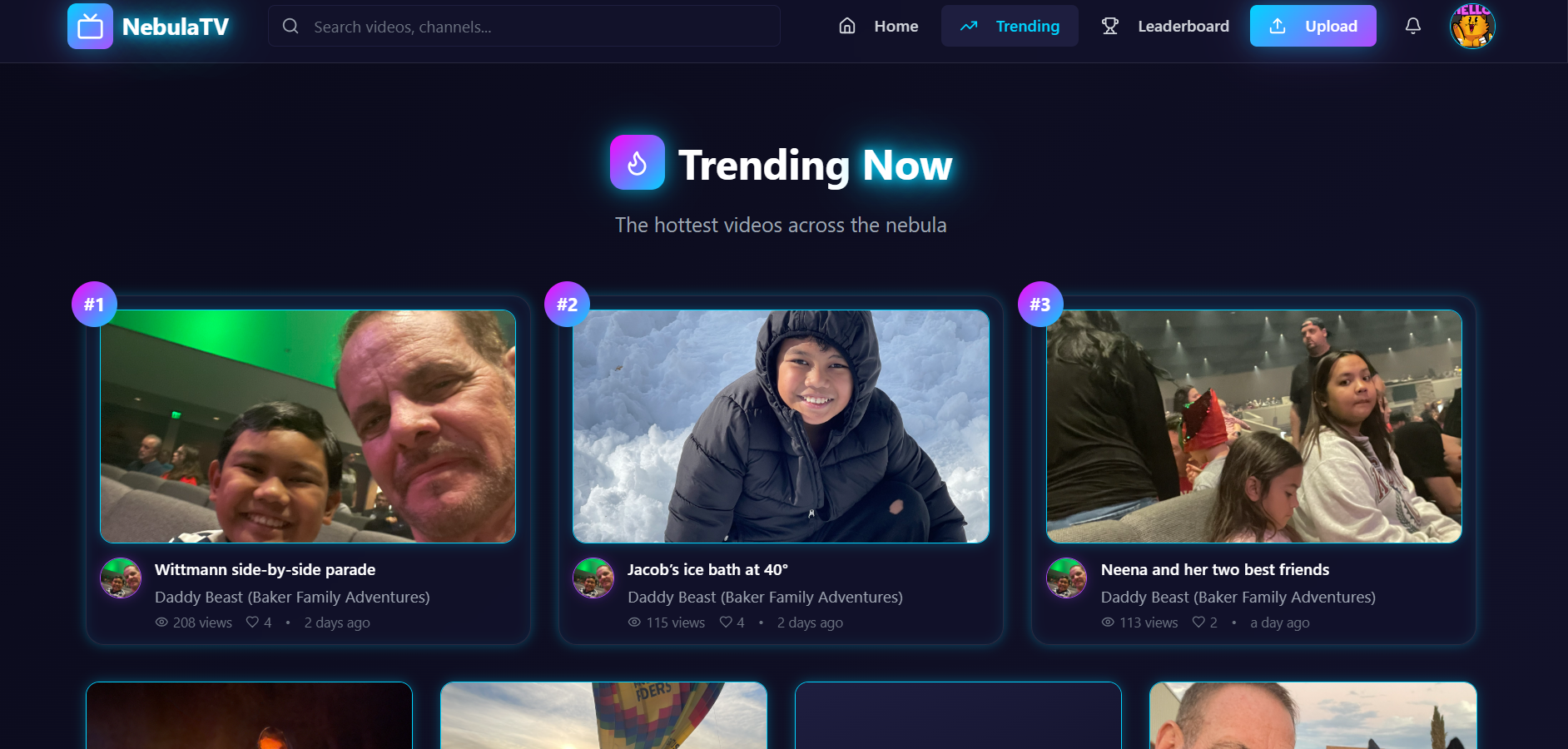 NebulaTV - Screenshot 4 showing product features and functionality