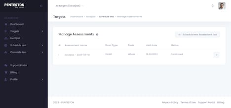 PENTESTON - Vulnerability assessment workbench gallery image
