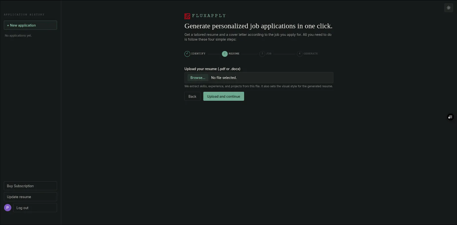 FluxApply screenshot 3