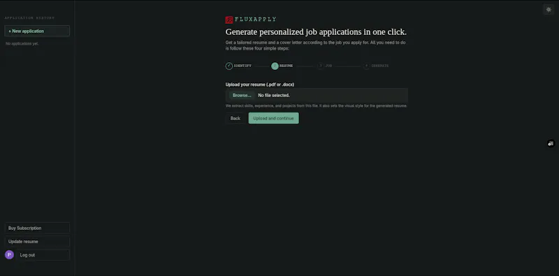 FluxApply screenshot 3