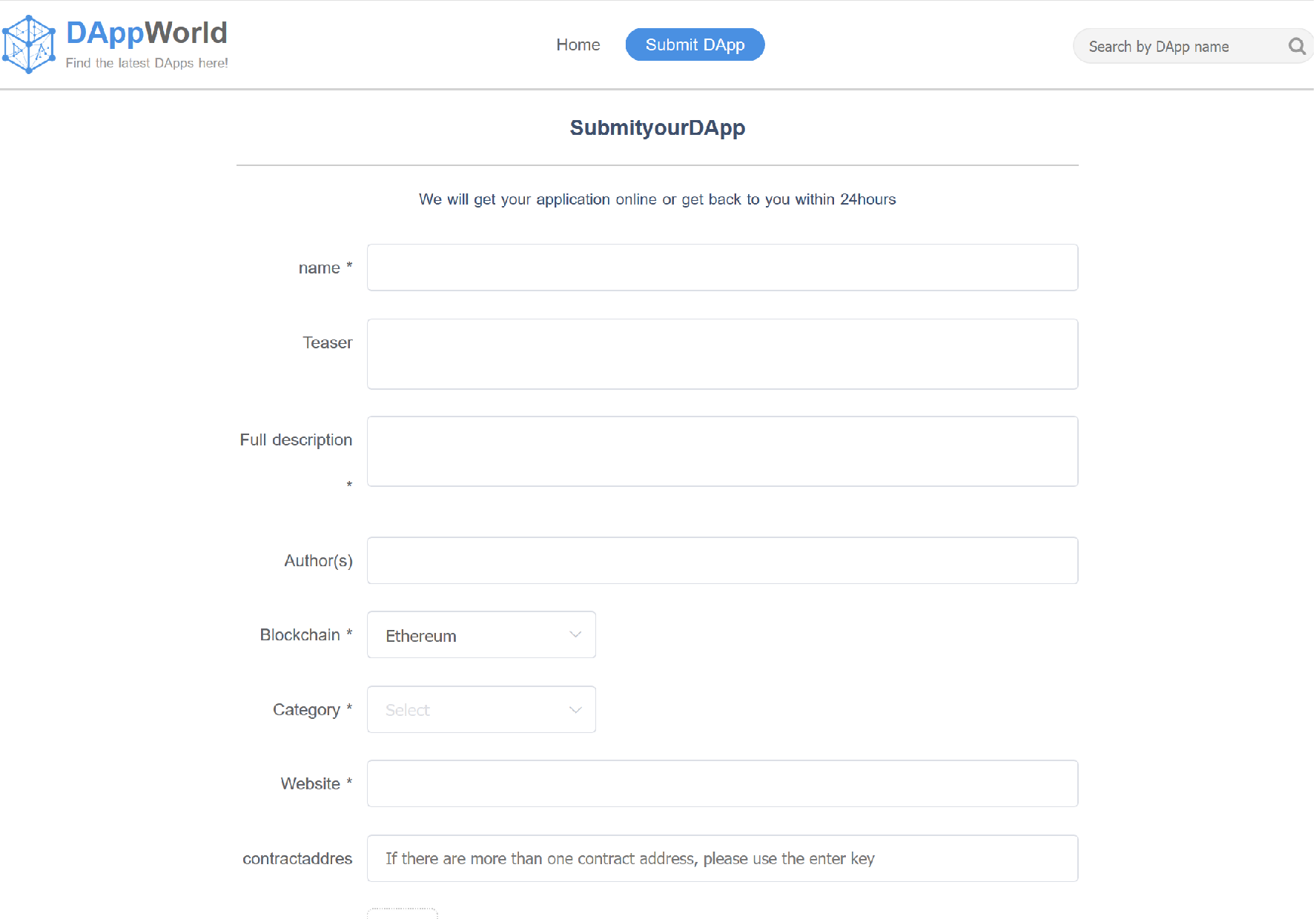 DAppWorld gallery image