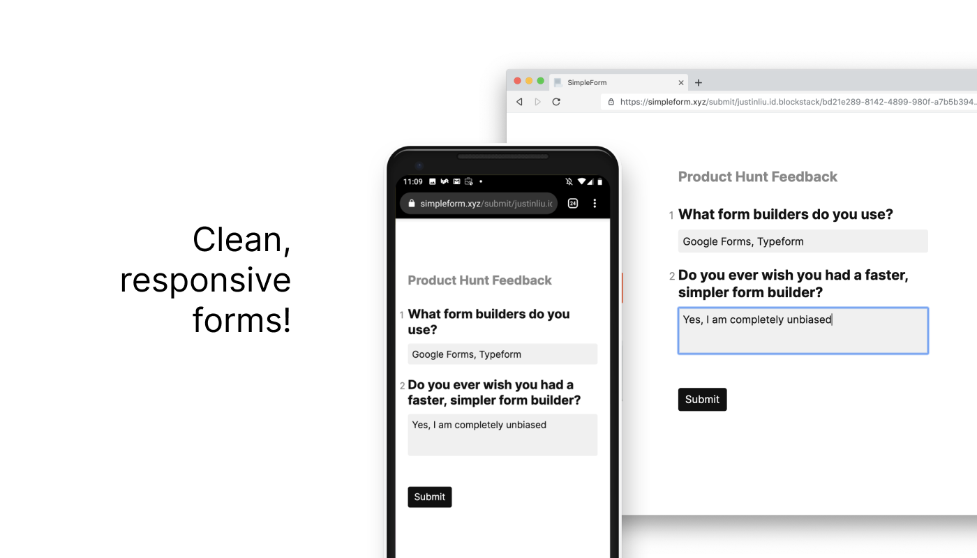 SimpleForm Image